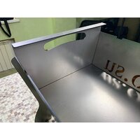 Разборный мангал Сибтермо С упором для коптильни 530x320x300 00610207 - Превью изображения №2 — Интернет-магазин Time-Shop