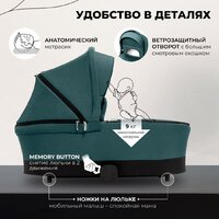 Универсальная коляска Sweet Baby Stella 2в1 (зеленый) - Превью изображения №5 — Интернет-магазин Time-Shop