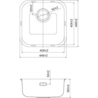 Кухонная мойка IDDIS Mate MAT44GMi77 - Превью изображения №16 — Интернет-магазин Time-Shop