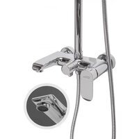 Душевая система  Hansberge H5033 (хром) - Превью изображения №3 — Интернет-магазин Time-Shop