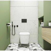 Инсталляция для унитаза Lavinia Boho Relfix 5 в 1 77010037 (черный пластик) - Превью изображения №7 — Интернет-магазин Time-Shop