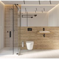 Инсталляция для унитаза Lavinia Boho Relfix 5 в 1 77010037 (черный пластик) - Превью изображения №3 — Интернет-магазин Time-Shop