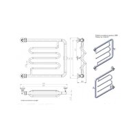 Полотенцесушитель Двин Dw 50/60 (полированный, без полки) - Превью изображения №4 — Интернет-магазин Time-Shop