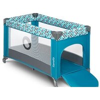 Игровой манеж Lionelo Stefi (зеленый/бирюзовый) - Превью изображения №4 — Интернет-магазин Time-Shop