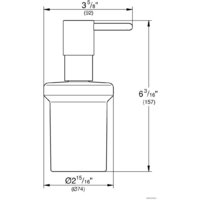 Дозатор для жидкого мыла Grohe Essentials 40394A01 - Превью изображения №2 — Интернет-магазин Time-Shop