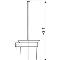 Ершик для унитаза Armatura 864-031-00 - Превью изображения №2 — Интернет-магазин Time-Shop
