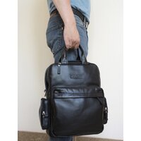 Городской рюкзак Carlo Gattini Reno 3001-01 (черный) - Превью изображения №5 — Интернет-магазин Time-Shop