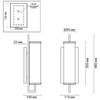 Бра Odeon Light Rena 4654/1W - Превью изображения №2 — Интернет-магазин Time-Shop