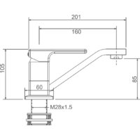 Смеситель Gappo G4517-8 - Превью изображения №2 — Интернет-магазин Time-Shop