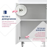  Doratiz Тумба Doratiz Афина 50 9911.197 (белый) - Превью изображения №8 — Интернет-магазин Time-Shop