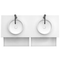  ЗОВ Тумба под умывальник Кито 120 K120LA0MWMC (аттик/белый матовый) - Превью изображения №3 — Интернет-магазин Time-Shop