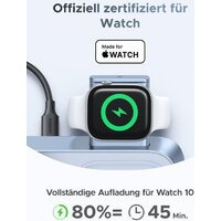 Беспроводное зарядное Ugreen MagFlow 3-in-1 W711 55677 (голубой) - Превью изображения №5 — Интернет-магазин Time-Shop