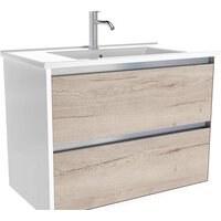 ЗОВ Тумба с умывальником Парма 80 P80LWP0MWHMC1A-OL80 (белый/белый галифакс)