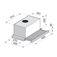 Кухонная вытяжка Freggia CHS3T6X - Превью изображения №2 — Интернет-магазин Time-Shop