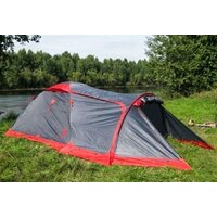 Экспедиционная палатка TRAMP Cave 3 v2 (серый) - Превью изображения №2 — Интернет-магазин Time-Shop