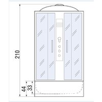 Душевая кабина River Desna 90/44 MT - Превью изображения №14 — Интернет-магазин Time-Shop