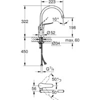 Смеситель Grohe Euroeco Special [32786000] - Превью изображения №2 — Интернет-магазин Time-Shop