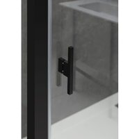Душевая дверь Allen Brau Priority 3.31039.BBA 294068 (черный браш) - Превью изображения №8 — Интернет-магазин Time-Shop