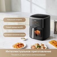 Аэрогриль (аэрофритюрница) Trouver Air Fryer FD10 Pro Max (черный) - Превью изображения №9 — Интернет-магазин Time-Shop