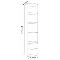 Стенка Евва Турин №2 (ясень снежный) - Превью изображения №10 — Интернет-магазин Time-Shop