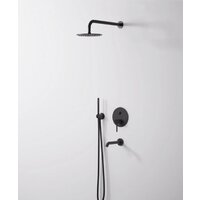 Душевая система  Rea Lungo REA-P4112 (черный) - Превью изображения №8 — Интернет-магазин Time-Shop