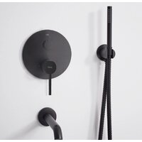 Душевая система  Rea Lungo REA-P4112 (черный) - Превью изображения №5 — Интернет-магазин Time-Shop