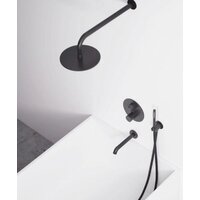 Душевая система  Rea Lungo REA-P4112 (черный) - Превью изображения №6 — Интернет-магазин Time-Shop