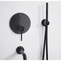 Душевая система  Rea Lungo REA-P4112 (черный) - Превью изображения №5 — Интернет-магазин Time-Shop