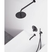 Душевая система  Rea Lungo REA-P4112 (черный) - Превью изображения №6 — Интернет-магазин Time-Shop