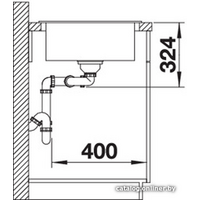 Кухонная мойка Blanco Legra 8 S (кофе) - Превью изображения №3 — Интернет-магазин Time-Shop