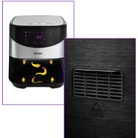 Аэрогриль (аэрофритюрница) Kitfort KT-2231 - Превью изображения №5 — Интернет-магазин Time-Shop