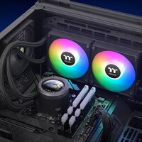 Система жидкостного охлаждения для процессора Thermaltake TH240 V2 Ultra EX ARGB CL-W414-PL12SW-A - Превью изображения №6 — Интернет-магазин Time-Shop