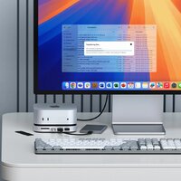 Док-станция Satechi Mac Mini M4 Stand & Hub with SSD Enclosure ST-GNMMES - Превью изображения №7 — Интернет-магазин Time-Shop
