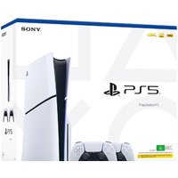 Sony PlayStation 5 Slim CFI-20XX (1 ревизия, с дисководом, 2 геймпада)