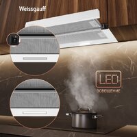 Кухонная вытяжка Weissgauff TEL 600 2M White Glass - Превью изображения №6 — Интернет-магазин Time-Shop