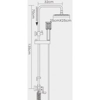 Душевая система  FRAP F2419 - Превью изображения №2 — Интернет-магазин Time-Shop