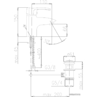 Смеситель Armatura Kwarc 4202-815-00 - Превью изображения №2 — Интернет-магазин Time-Shop