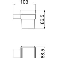 Стакан для зубной щетки и пасты Allen Brau Infinity 6.21002-31 - Превью изображения №2 — Интернет-магазин Time-Shop