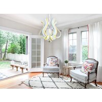 Подвесная люстра Ambrella light FL112/6 WH 156W - Превью изображения №8 — Интернет-магазин Time-Shop