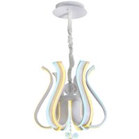 Подвесная люстра Ambrella light FL112/6 WH 156W - Превью изображения №3 — Интернет-магазин Time-Shop