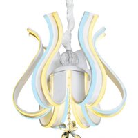 Подвесная люстра Ambrella light FL112/6 WH 156W - Превью изображения №2 — Интернет-магазин Time-Shop