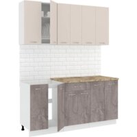 Кортекс-мебель Корнелия Лира-лайт 1.7м (капучино/оникс/мадрид)