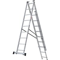 Лестница-стремянка Новая высота NV 123 алюминиевая трёхсекционная 3x9 ступеней - Превью изображения №12 — Интернет-магазин Time-Shop