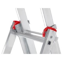 Лестница-стремянка Новая высота NV 123 алюминиевая трёхсекционная 3x9 ступеней - Превью изображения №3 — Интернет-магазин Time-Shop