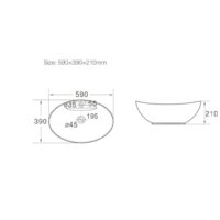 Умывальник SantiLine SL-1022 - Превью изображения №2 — Интернет-магазин Time-Shop