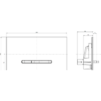 Панель смыва Villeroy & Boch ViConnect 92216168 (белый/хром) - Превью изображения №2 — Интернет-магазин Time-Shop