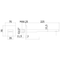 Излив Paffoni ZBOC121CR - Превью изображения №2 — Интернет-магазин Time-Shop
