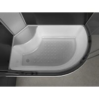 Душевая кабина Oda 8037BTL (черный/тонированное стекло) - Превью изображения №4 — Интернет-магазин Time-Shop