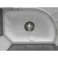 Душевая кабина Oda 8037BTL (черный/тонированное стекло) - Превью изображения №3 — Интернет-магазин Time-Shop