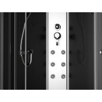 Душевая кабина Oda 8037BTL (черный/тонированное стекло) - Превью изображения №6 — Интернет-магазин Time-Shop